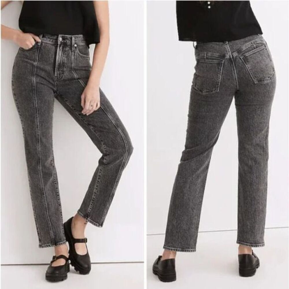 NEW Madewell The Perfect Vintage Straight Jean in Meaford Wash,size 29